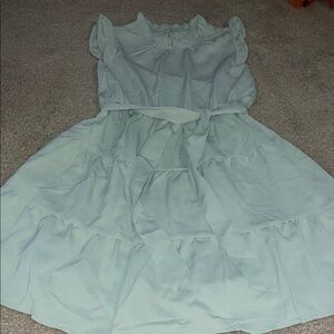 Mint  Ruffle Dress